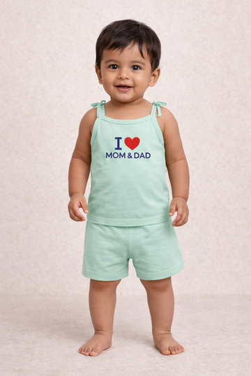 Premium Baby Tie Knot Shorts Set - 3005
