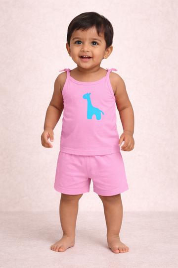 Premium Baby Tie Knot Shorts Set - 3005