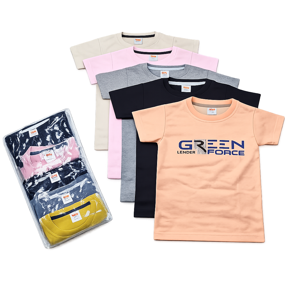 Combo pack of 5 T-shirts