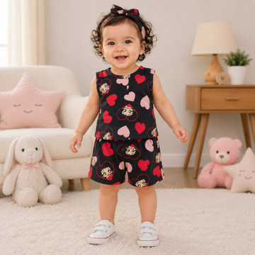 Premium Sleeveless Co-rd Shorts Set