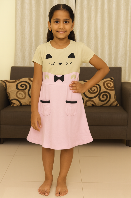 Premium Kids Long Polo Frock - 9023