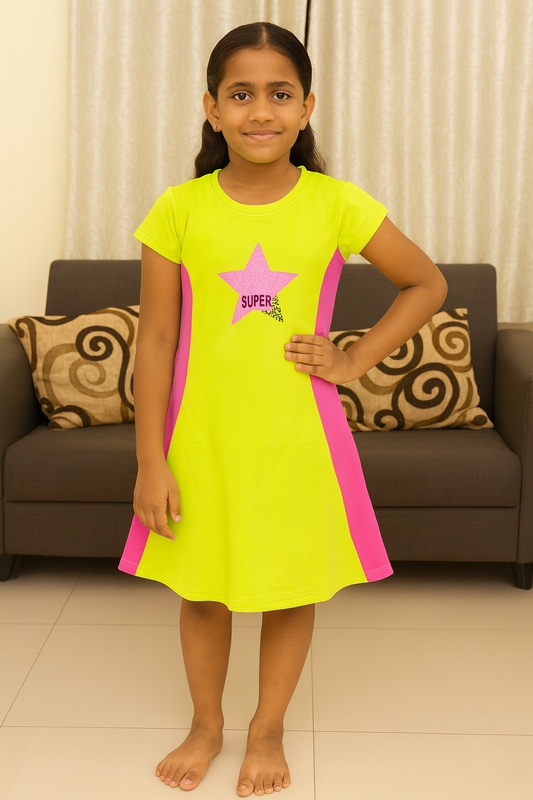 Premium Kids Long Polo Frock - 9023