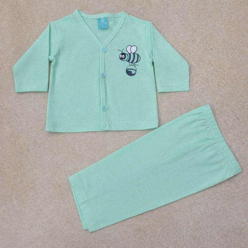Premium Baby front Button Pant Set-3011