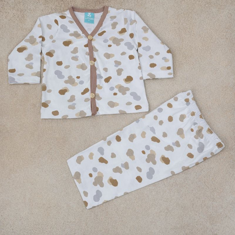 Premium Baby front Button Pant Set-3011