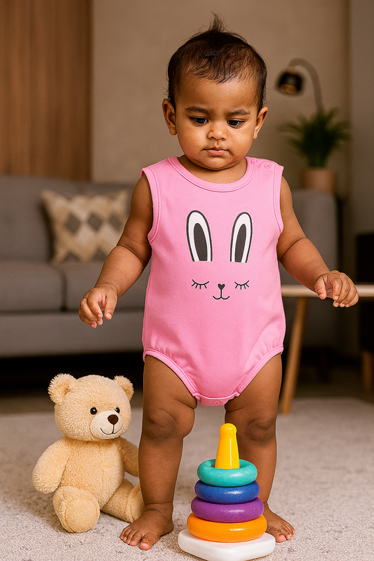 Premium Baby Plain Romper  - 3007