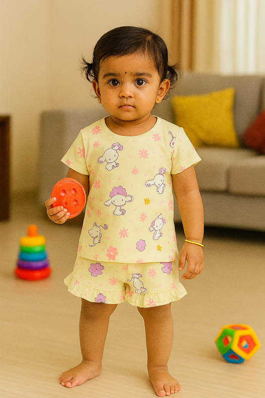 Premium Girl Baby Shorts Set - 232