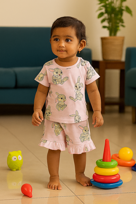 Premium Girl Baby Shorts Set - 232