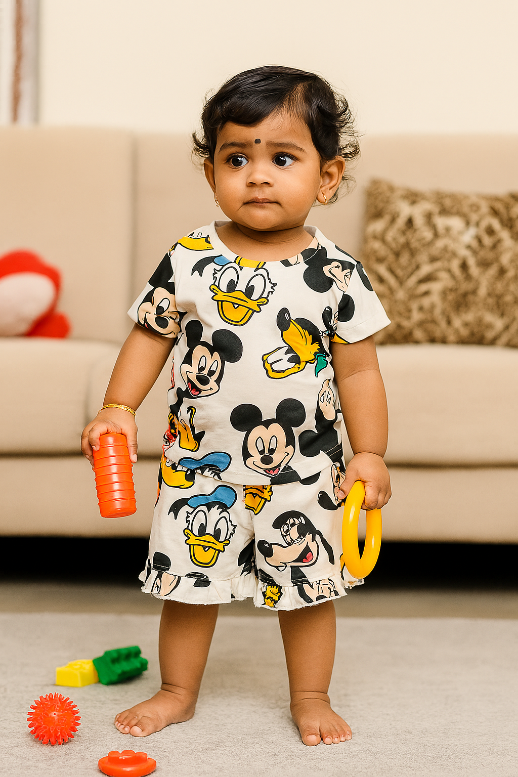 Premium Baby Girl Shorts Set - 232