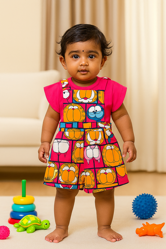 Premium Girl Baby Dungaree Set  - 222