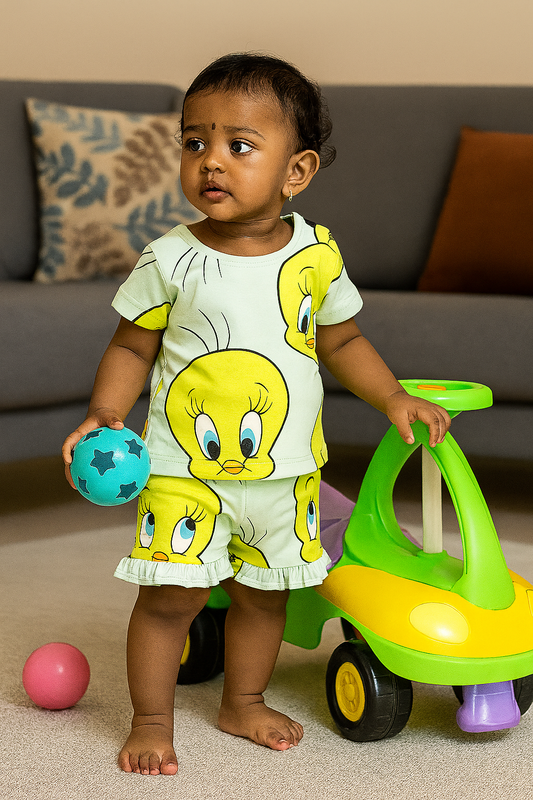 Premium Girl Baby Shorts Set - 232