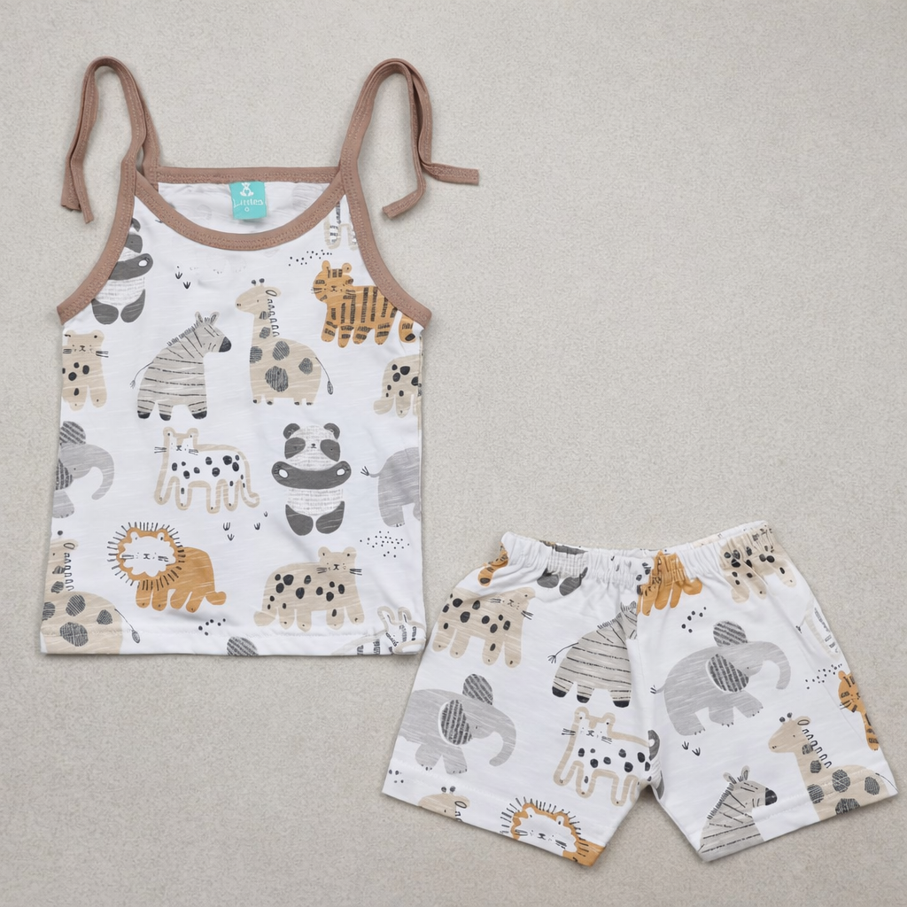 Premium Baby Tie Knot Shorts Set - 3005