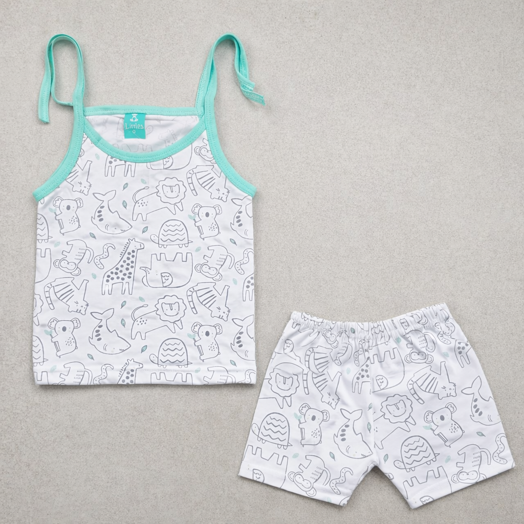 Premium Baby Tie Knot Shorts Set - 3005