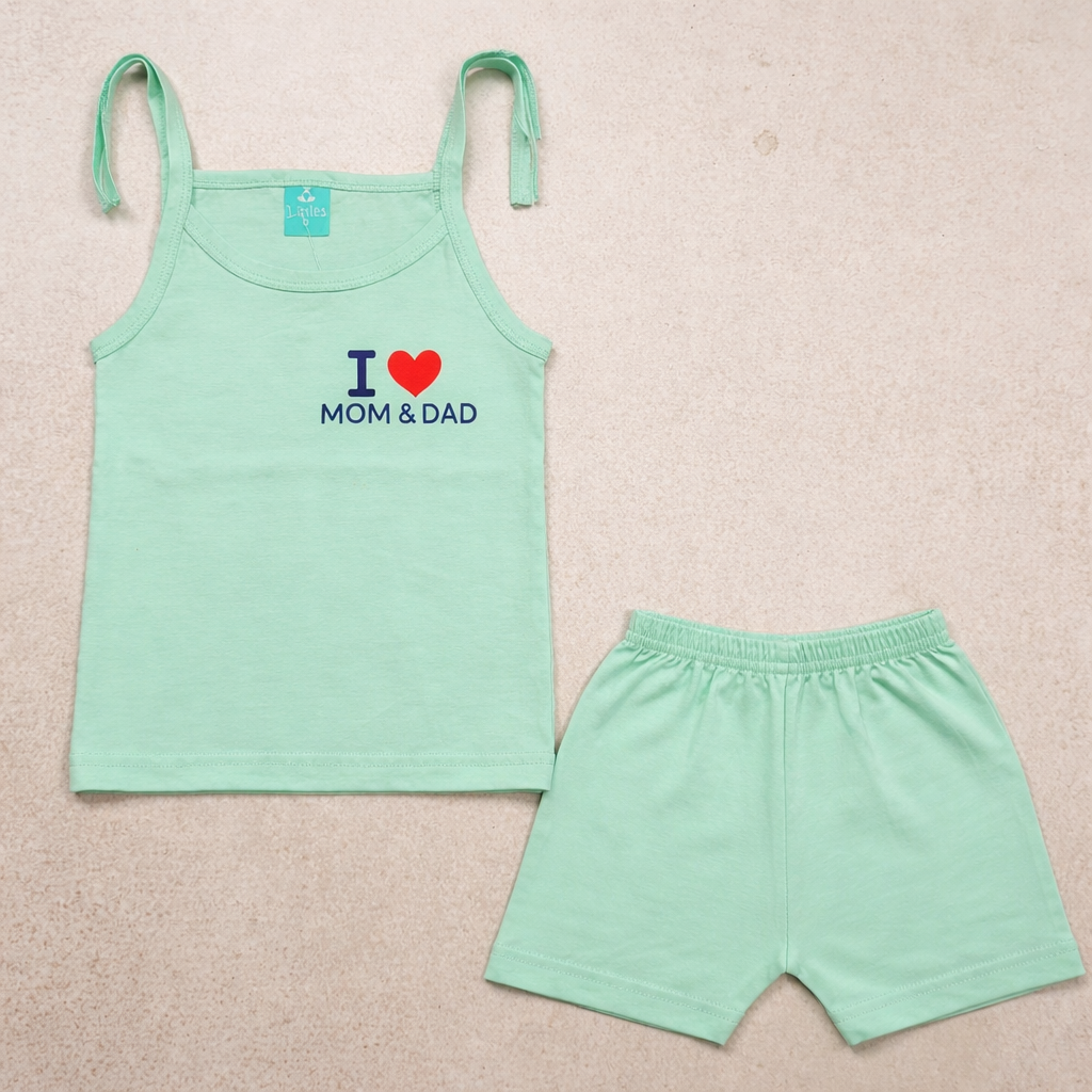 Premium Baby Tie Knot Shorts Set - 3005