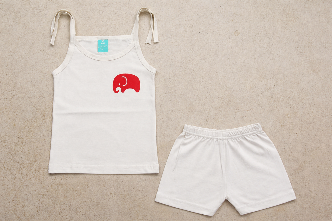 Premium Baby Tie Knot Shorts Set - 3005