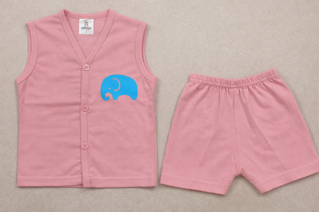 Premium Baby front Button Shorts Set-3002