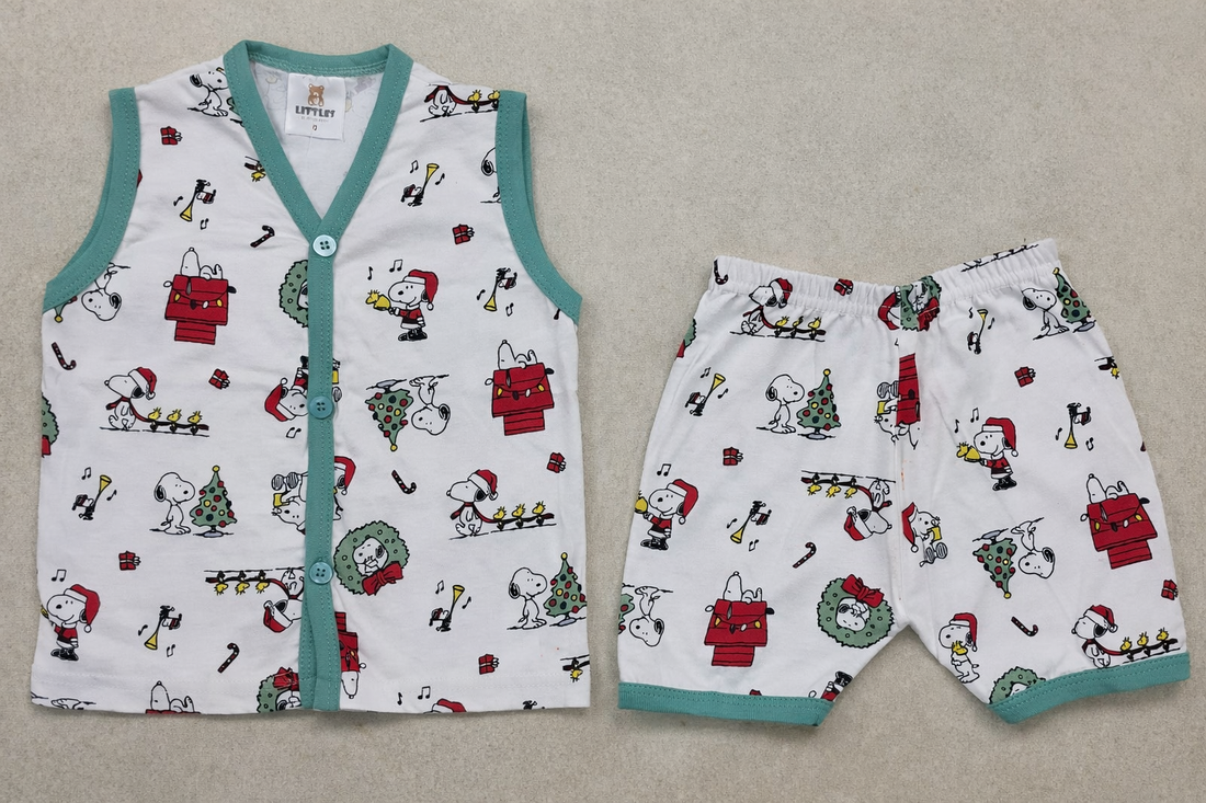 Premium Baby front Button Shorts Set-3002