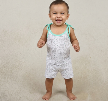 Premium Baby Tie Knot Shorts Set - 3005