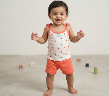 Premium Baby Tie Knot Shorts Set - 3005