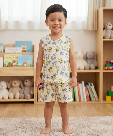 Premium Sleeveless Co-rd Shorts Set