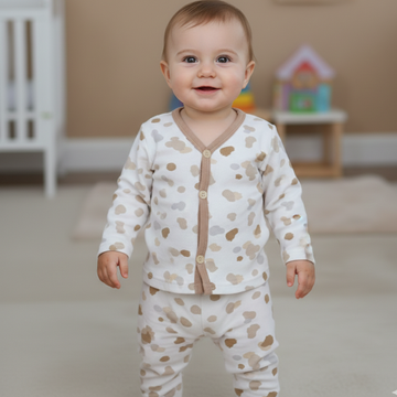 Premium Baby front Button Pant Set-3011