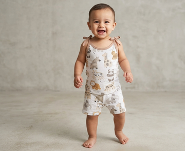Premium Baby Tie Knot Shorts Set - 3005