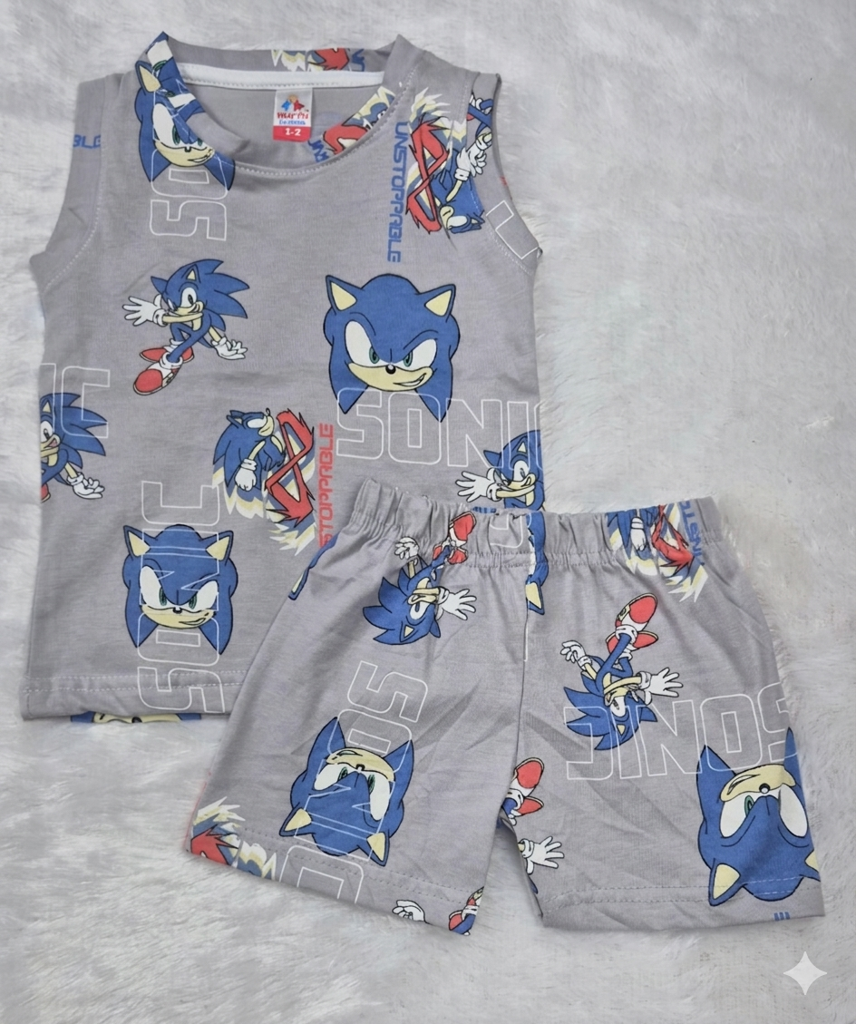 Premium Sleeveless Co-rd Shorts Set