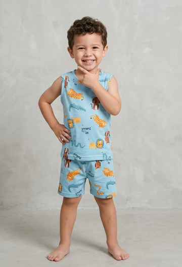 Premium Sleeveless Co-rd Shorts Set
