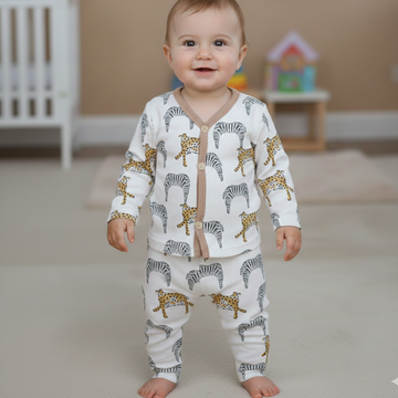 Premium Baby front Button Pant Set-3011
