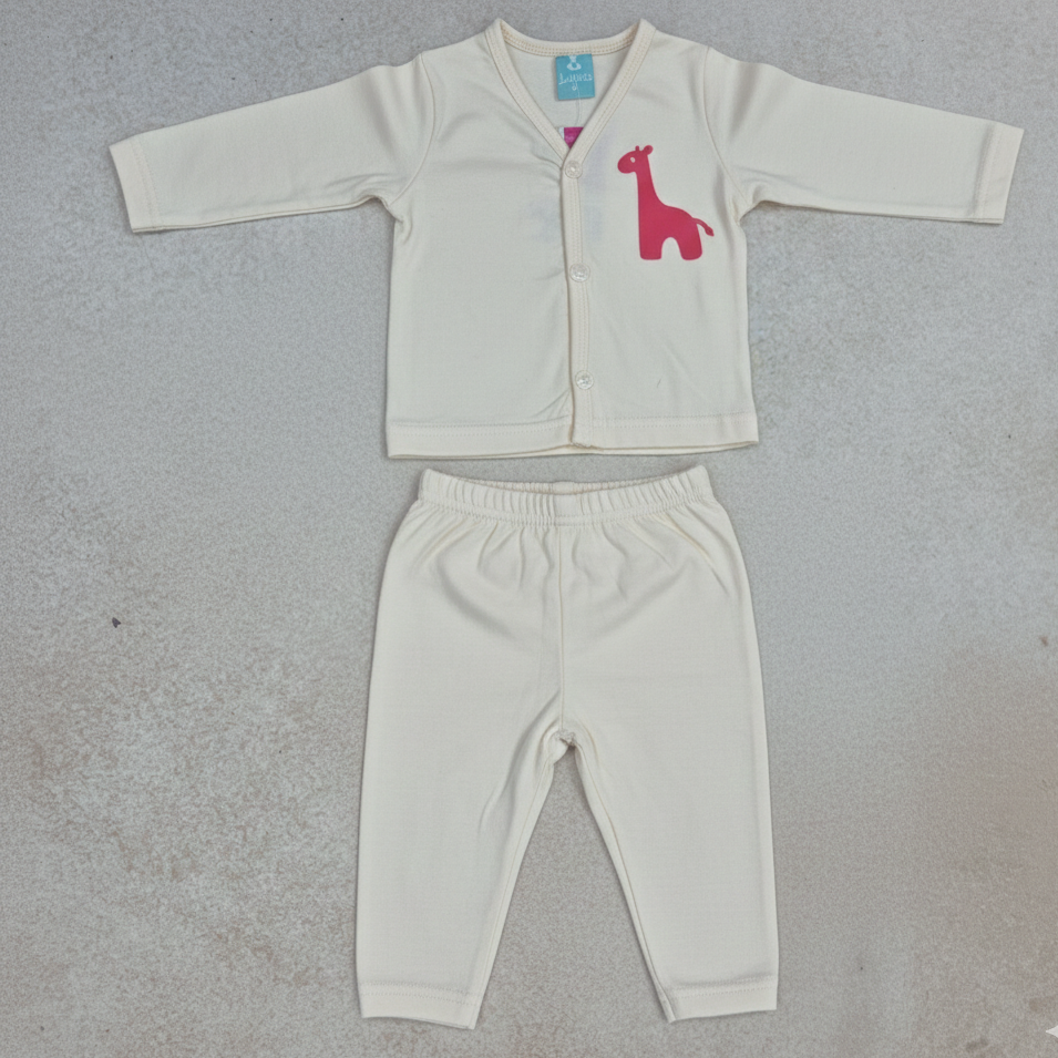 Premium Baby front Button Pant Set-3011