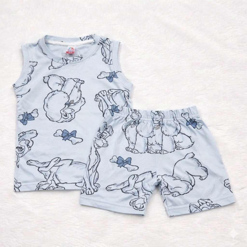 Premium Sleeveless Co-ord Shorts Set