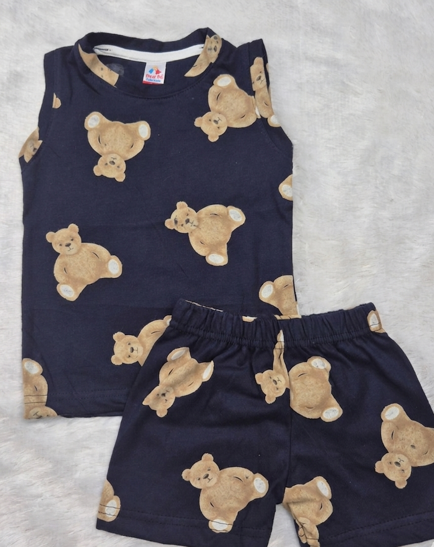 Premium Sleeveless Co-ord Shorts Set