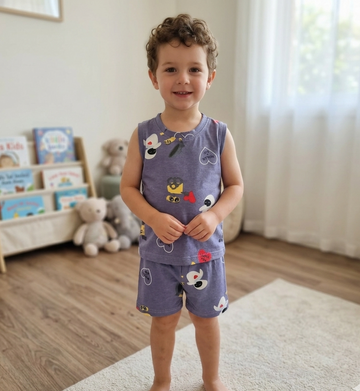 Premium Sleeveless Co-ord Shorts Set
