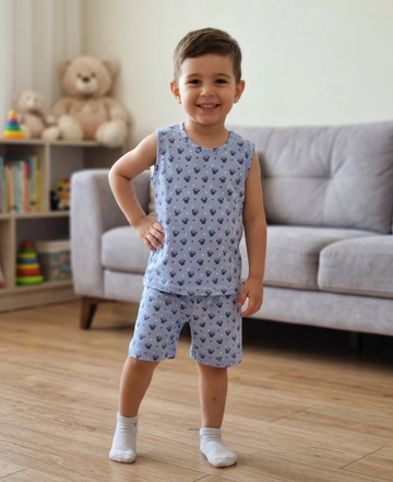 Premium Sleeveless Co-rd Shorts Set
