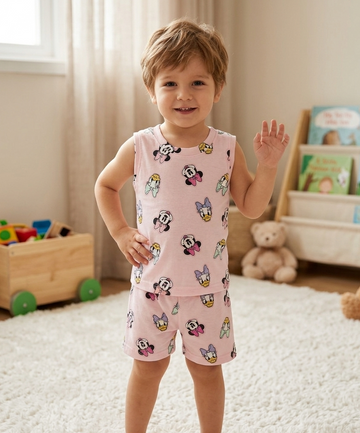 Premium Sleeveless Co-rd Shorts Set