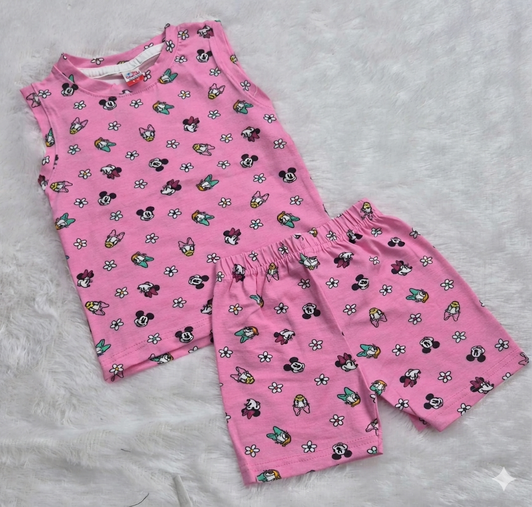 Premium Sleeveless Co-ord Shorts Set