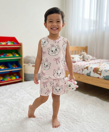 Premium Sleeveless Co-rd Shorts Set