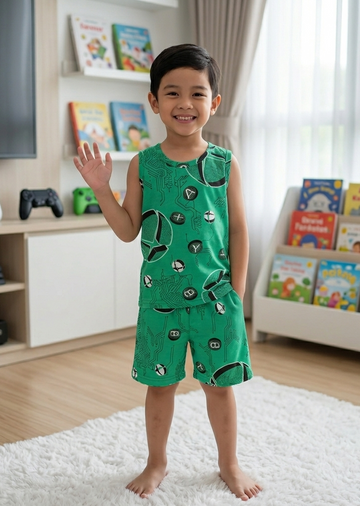 Premium Sleeveless Co-rd Shorts Set