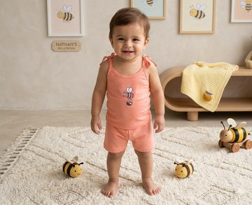 Premium Baby Tie Knot Shorts Set - 3005