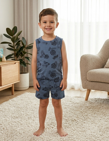 Premium Sleeveless Co-ord Shorts Set