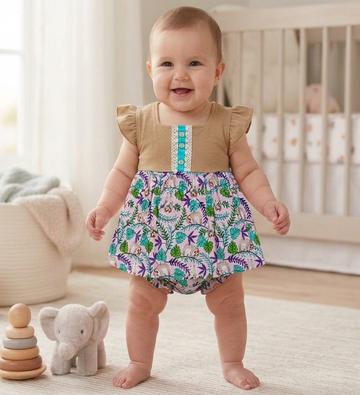 Premium Girl Baby Fancy Frock Set - 233