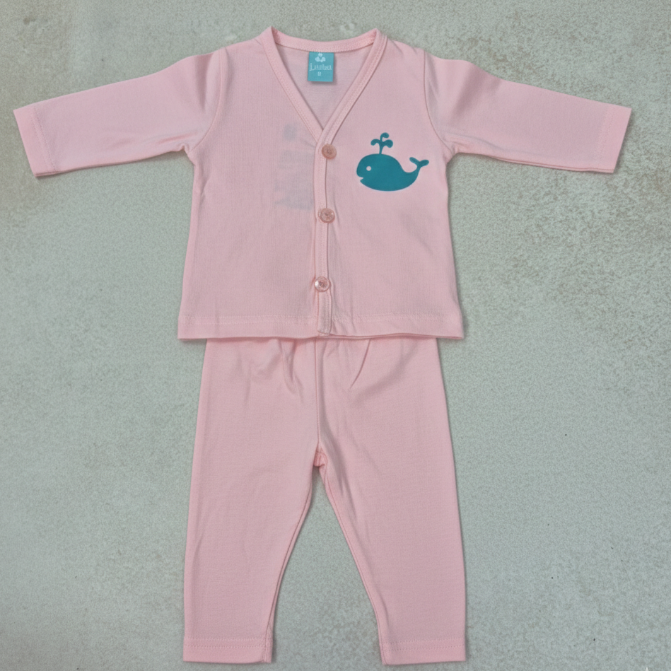 Premium Baby front Button Pant Set-3011