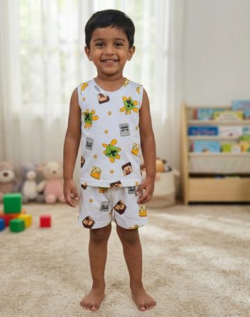 Premium Sleeveless Co-ord Shorts Set
