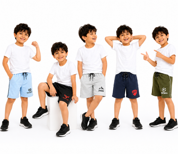 COMBO PACK OF 5 PIPING POCKET SHORTS