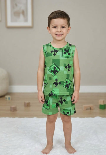 Premium Sleeveless Co-rd Shorts Set