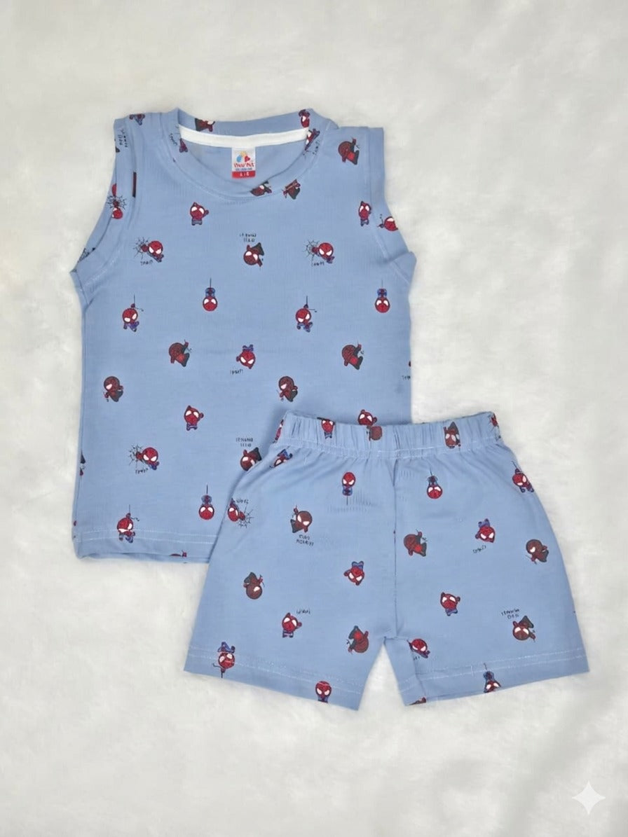 Premium Sleeveless Co-rd Shorts Set