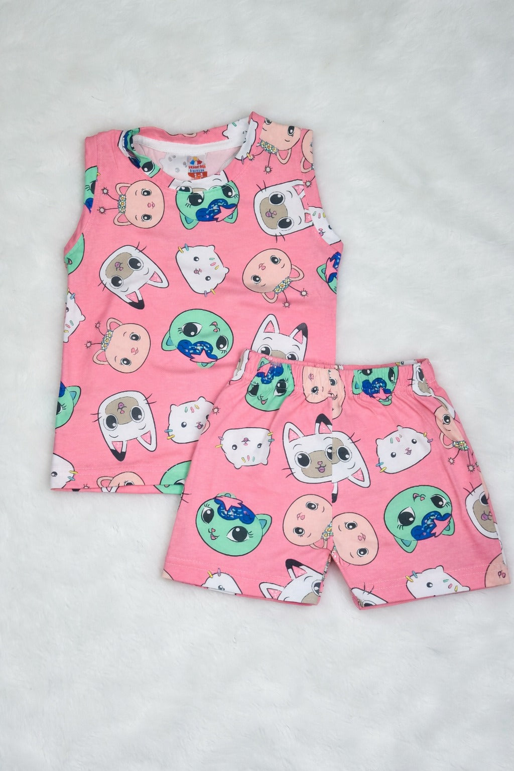 Premium Sleeveless Co-rd Shorts Set