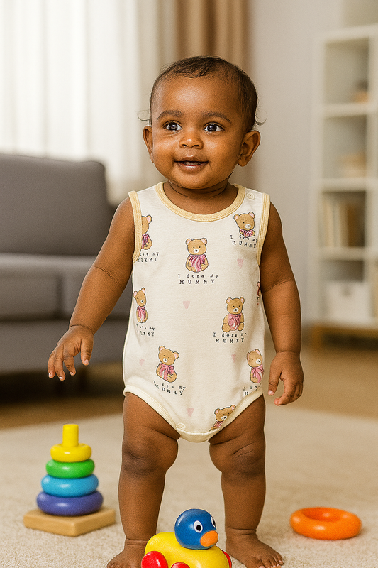 Premium Baby Printed Romper - 3007