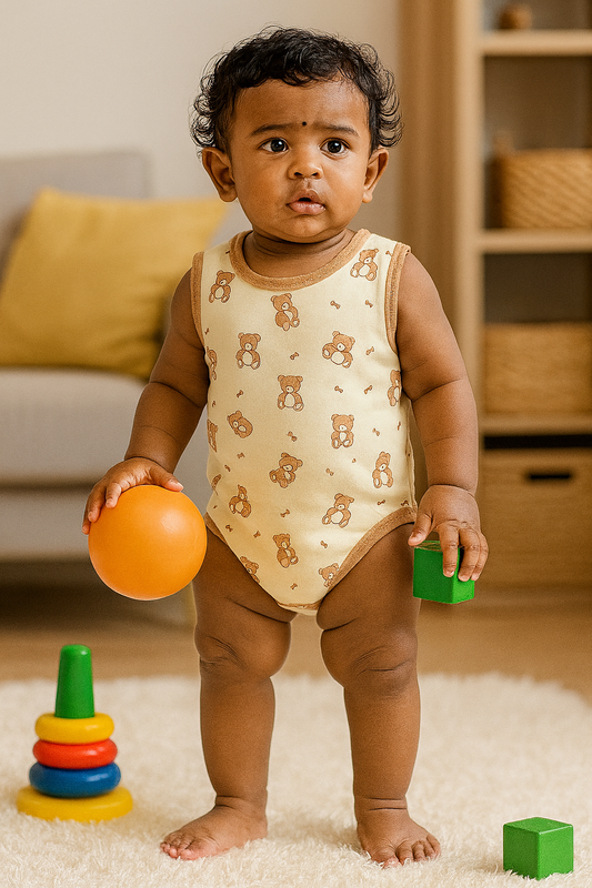 Premium Baby Printed Romper  - 3007