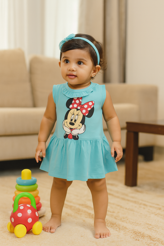 Baby Girl Frock Shorts set  - 212