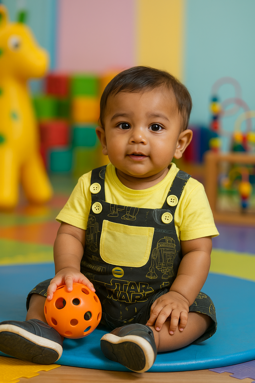 Premium Boy Baby Dungaree Set - 217